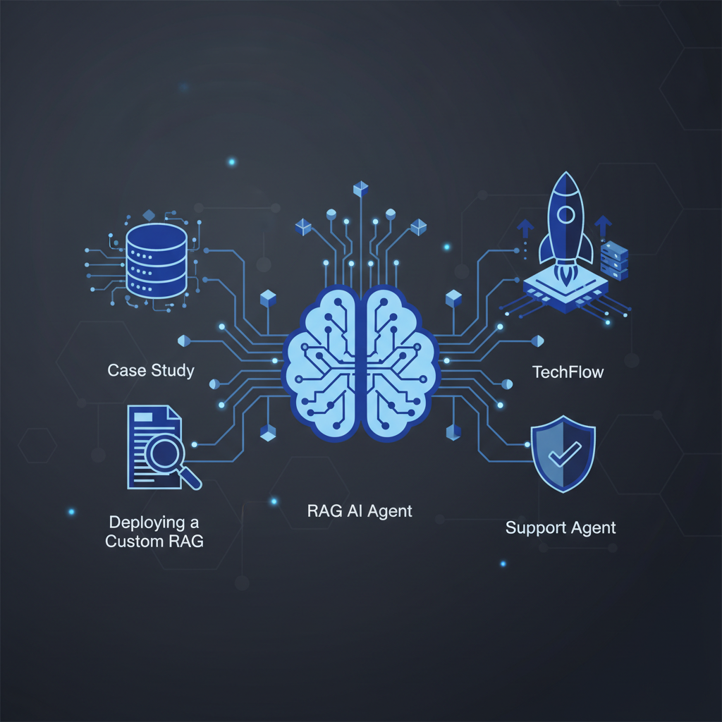 Case Study: Deploying a Custom RAG AI Support Agent for TechFlow