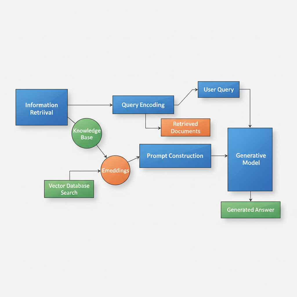 Flowchart illustrating the Retrieval-Augmented Generation (RAG) process